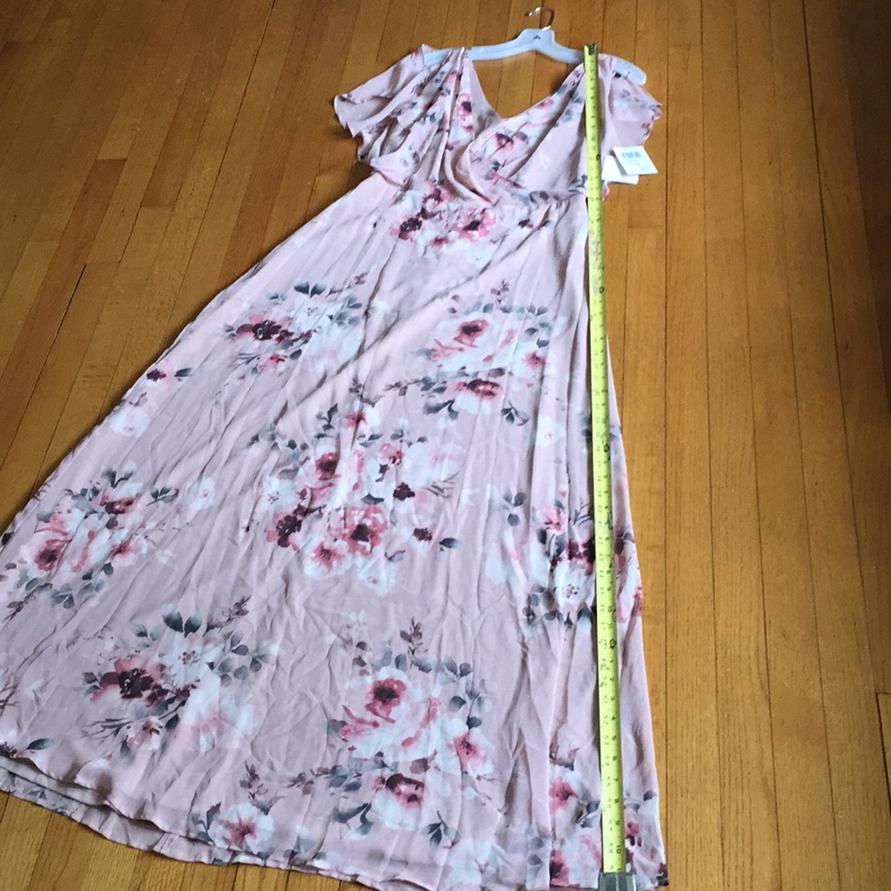 David’s Bridal Dreamy Pink Maxi Dress 🌸💐🌷🌺🌸 - Picture 12 of 16